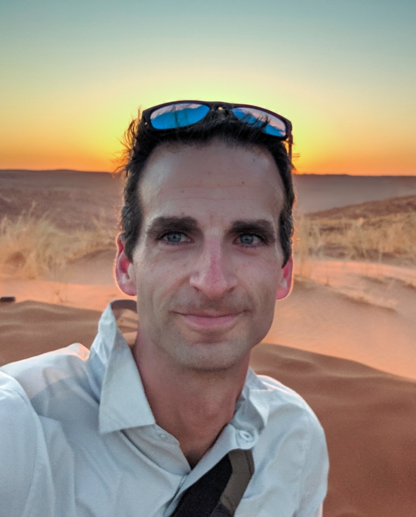Daniel - Sunset over the dunes in Namib Desert